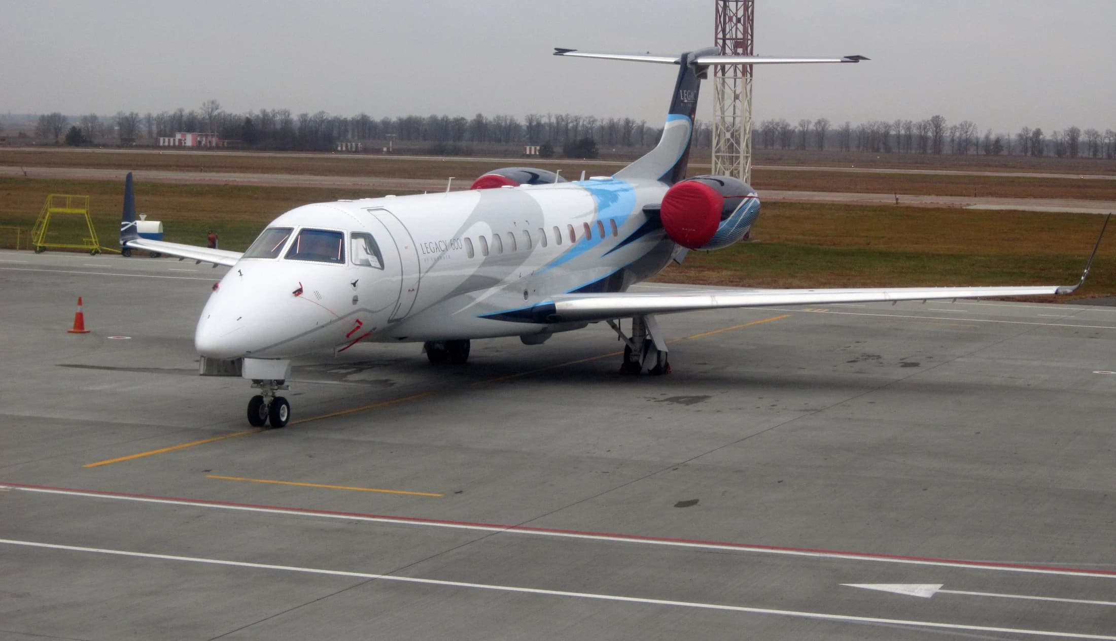Embraer Legacy 600 at Boryspil International Airport